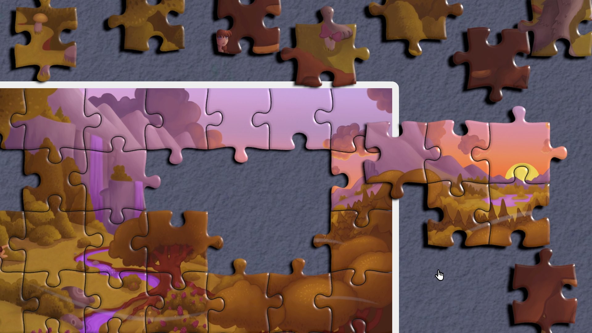 The Adventures of Wolf and Hood - A Jigsaw Tale screenshot 1