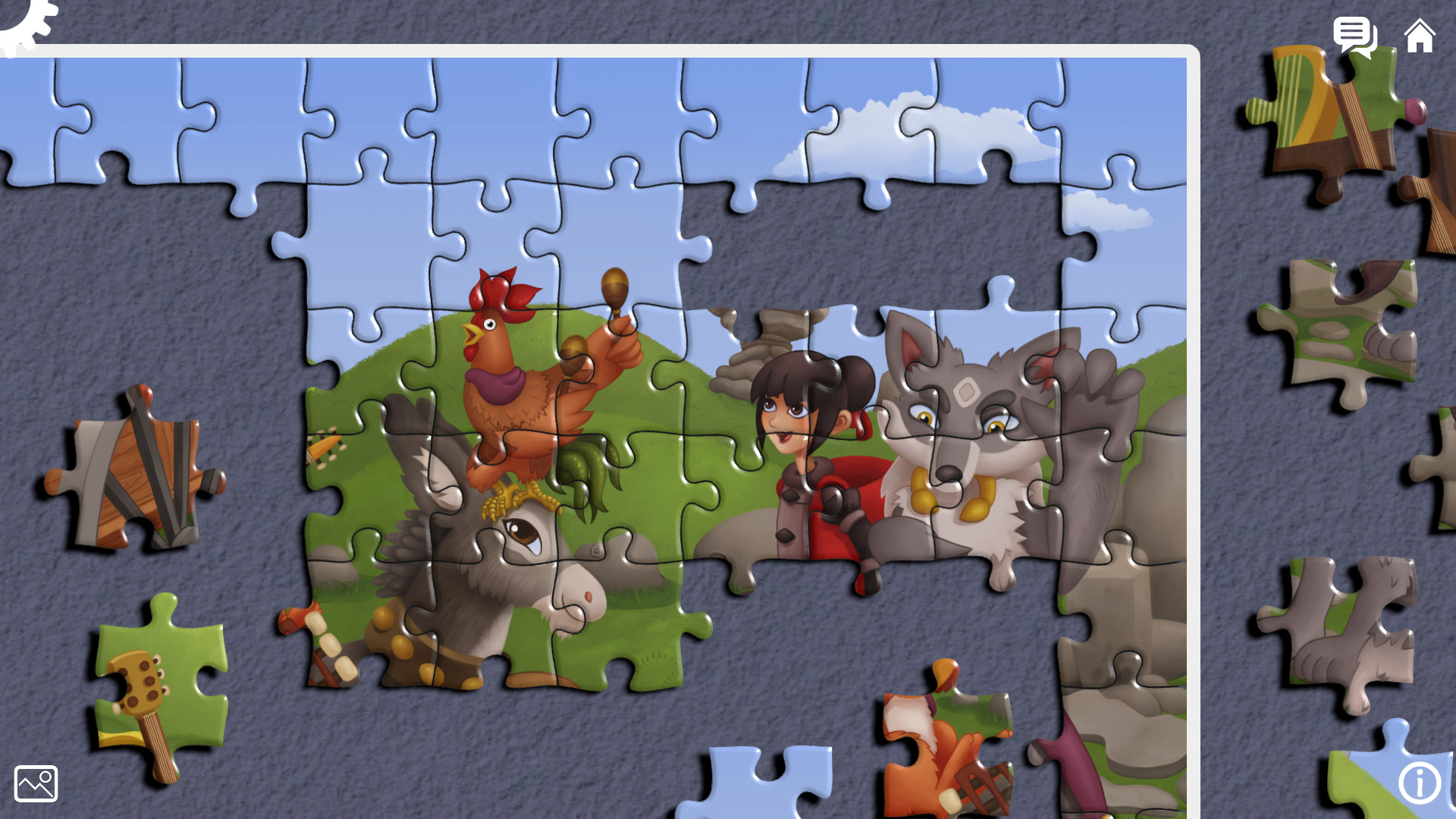 The Adventures of Wolf and Hood - A Jigsaw Tale screenshot 5