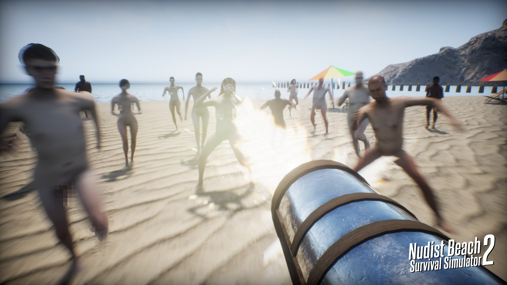 Nudist Beach Survival Simulator 2 screenshot 1
