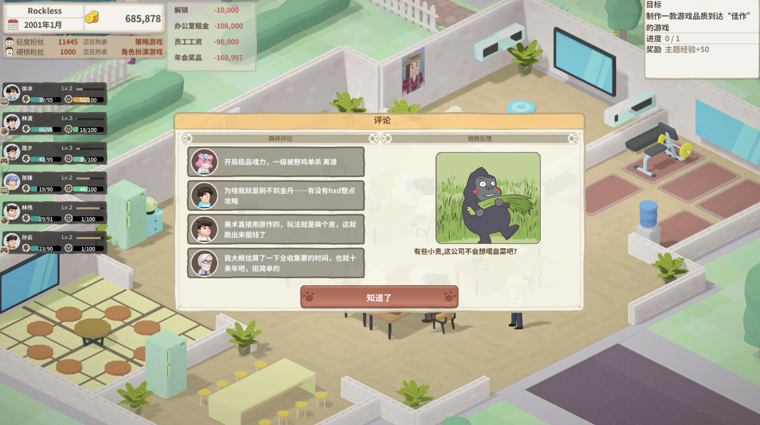 老板，游戏凉了！- Game Company Simulator: back to 2000 screenshot 15