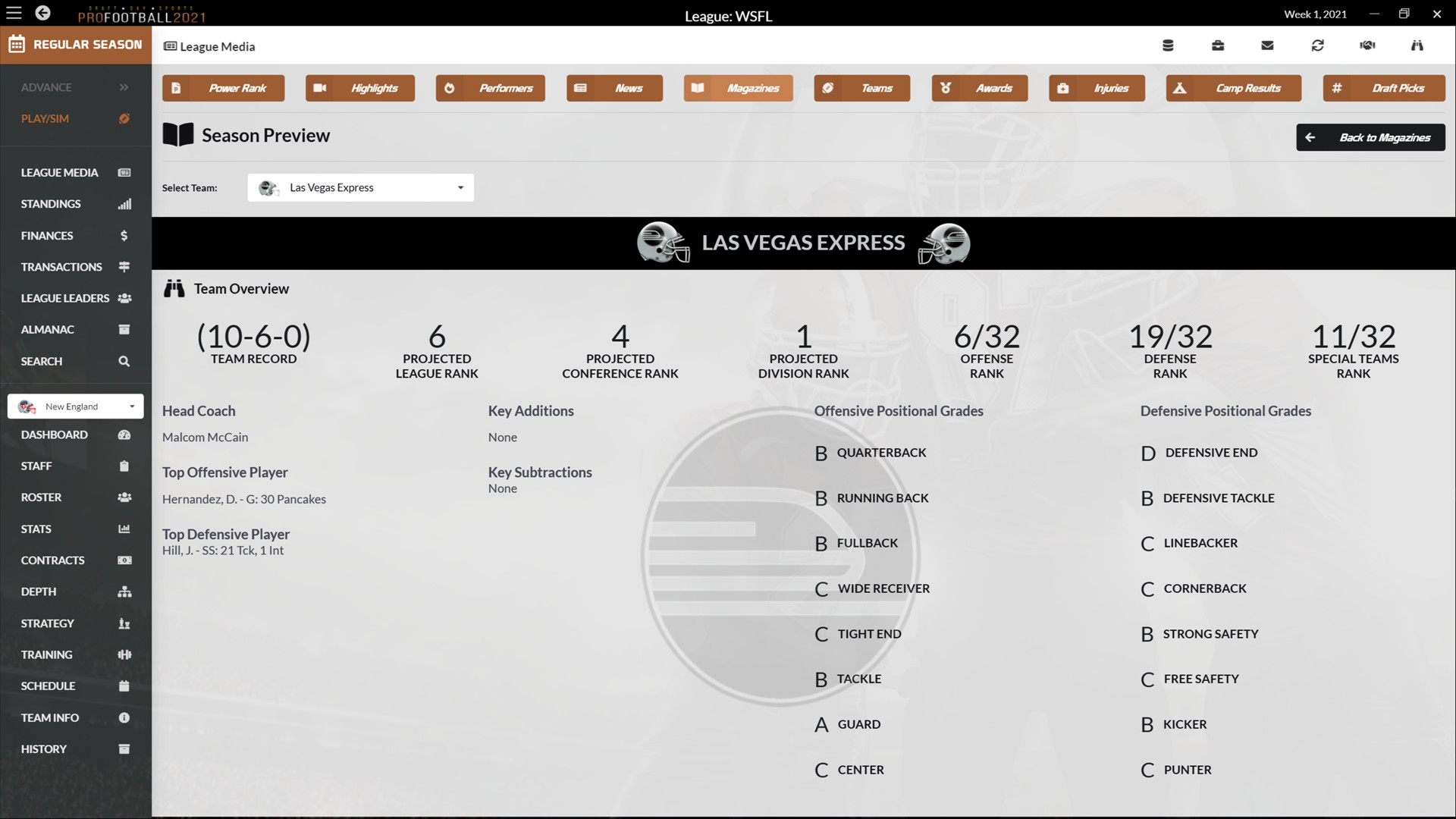Draft Day Sports: Pro Football 2021 screenshot 7