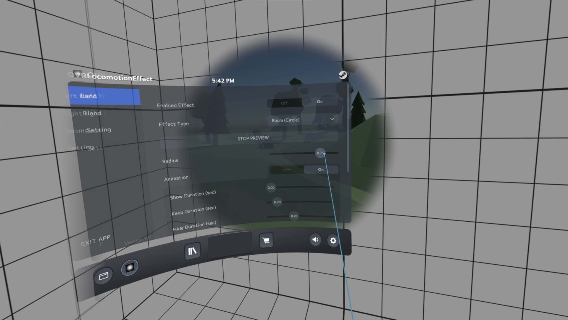 OVR Locomotion Effect : Anti-VR Sickness screenshot 1