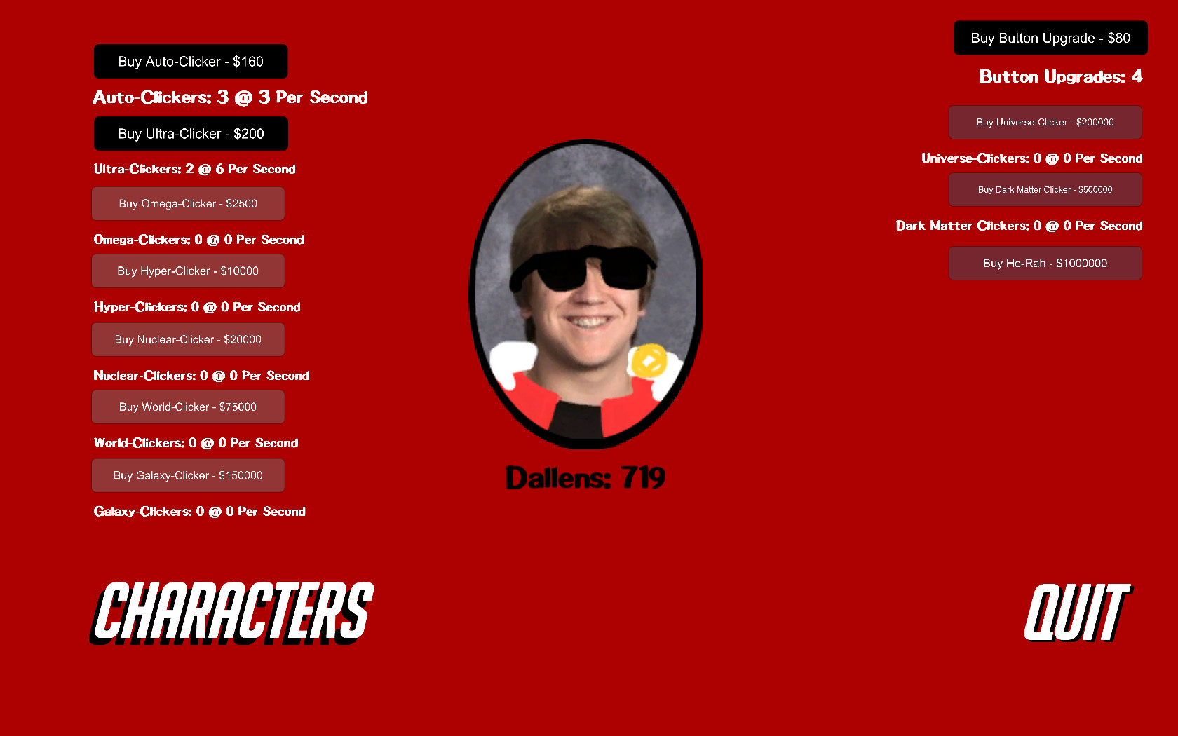 Dallen Clicker Ultimate screenshot 4