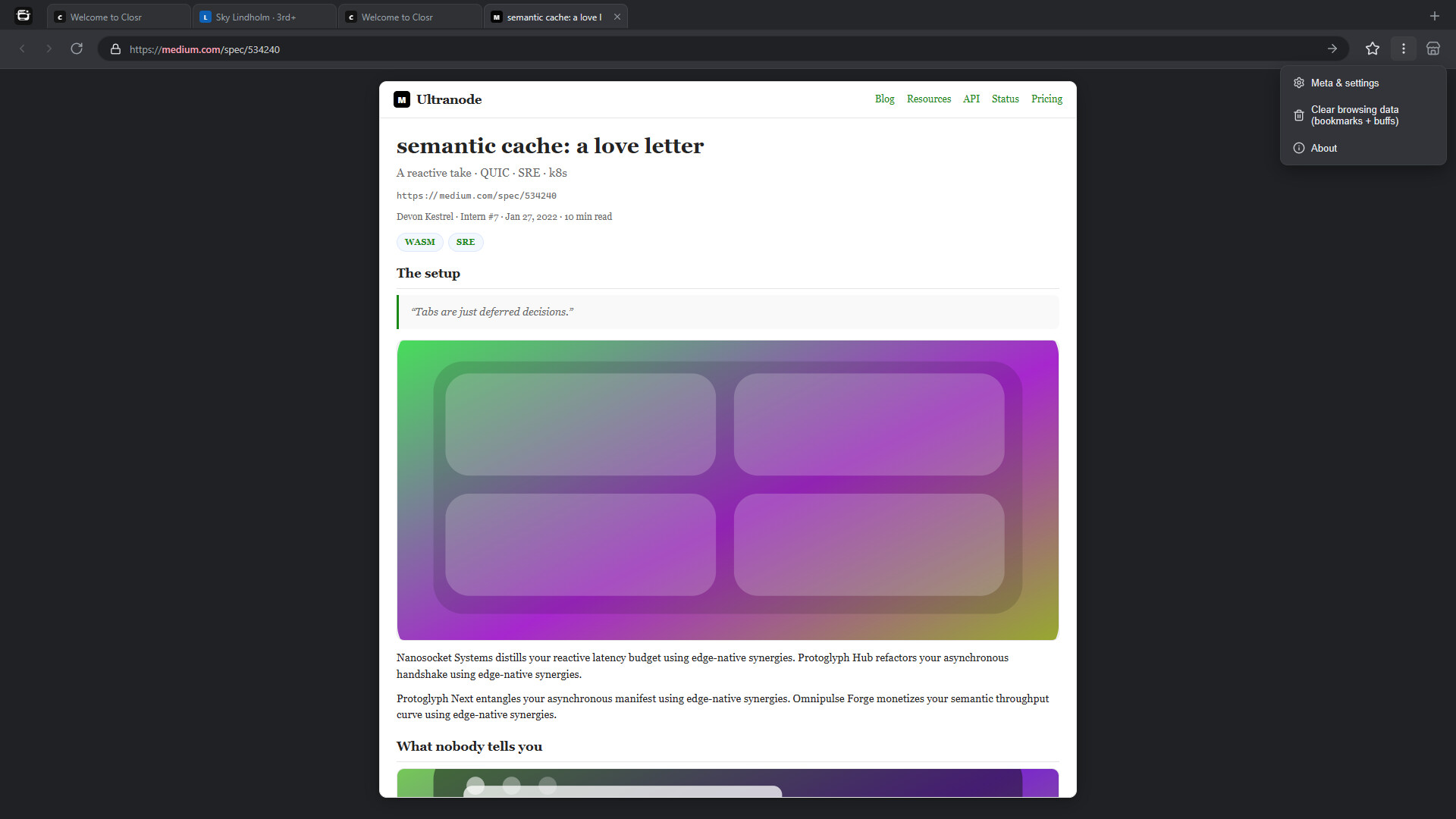 ClosR screenshot 1