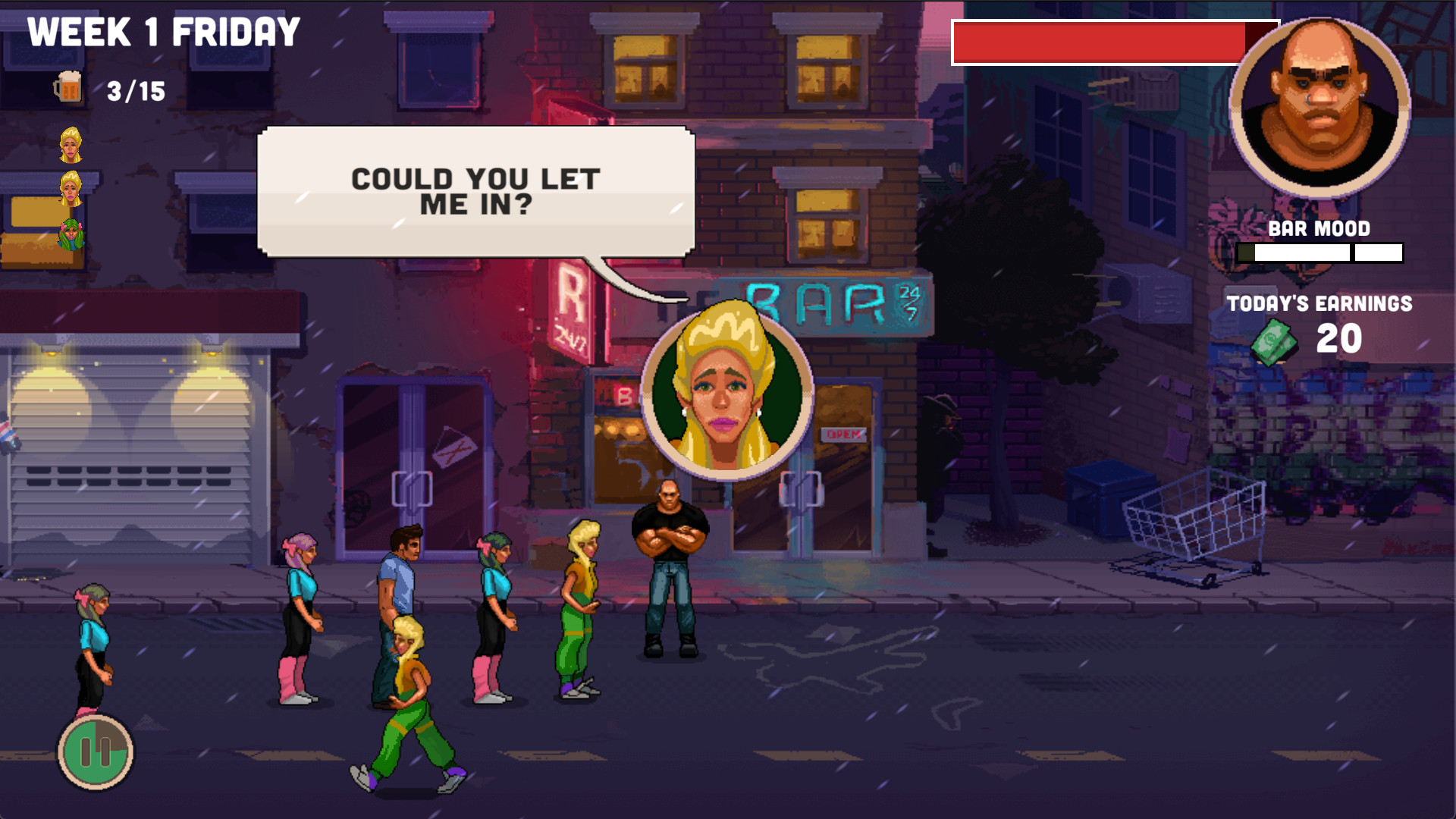 Bouncer Story screenshot 1
