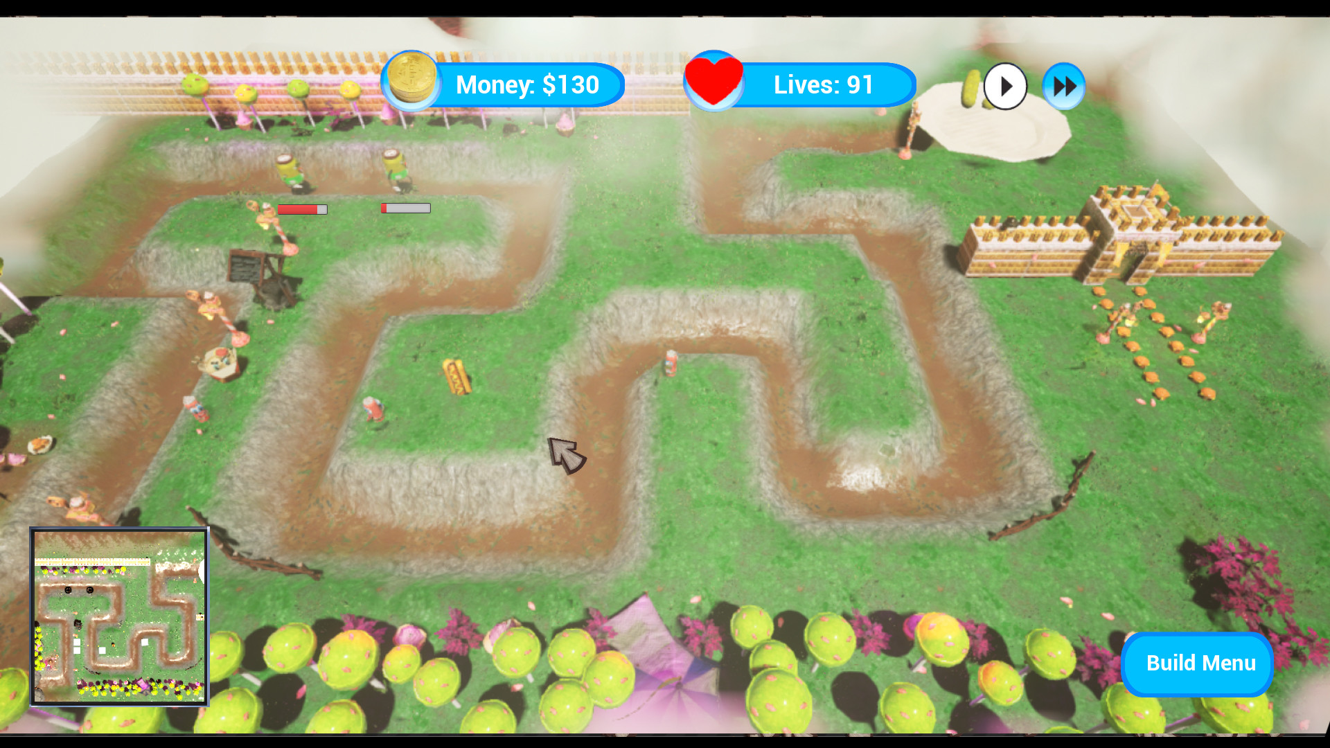 Food War TD screenshot 1
