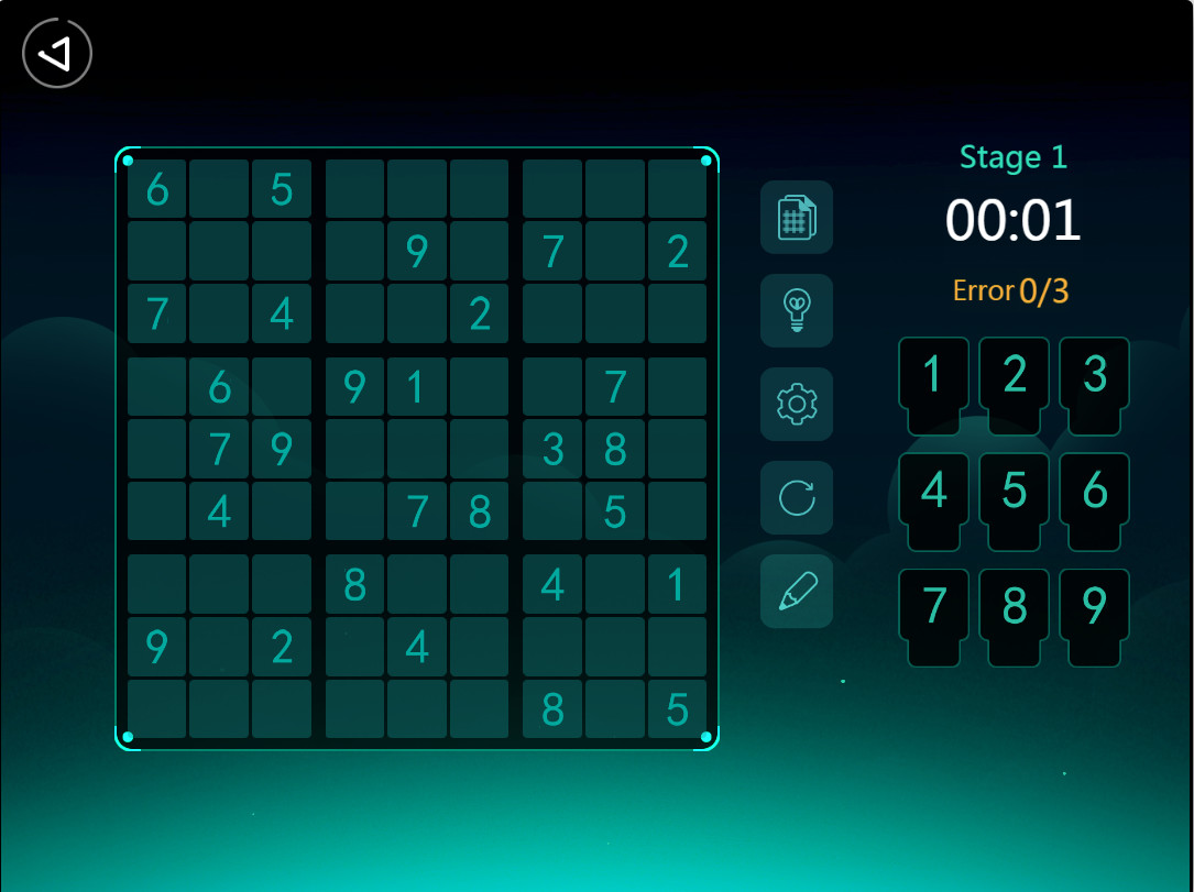 Sudoku Starry Sky screenshot 1