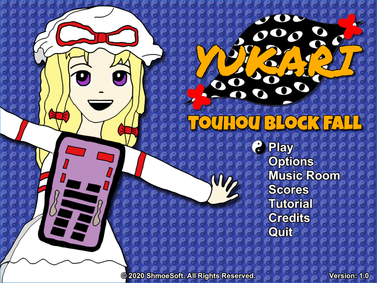 Touhou Block Fall ~ Yukari screenshot 1