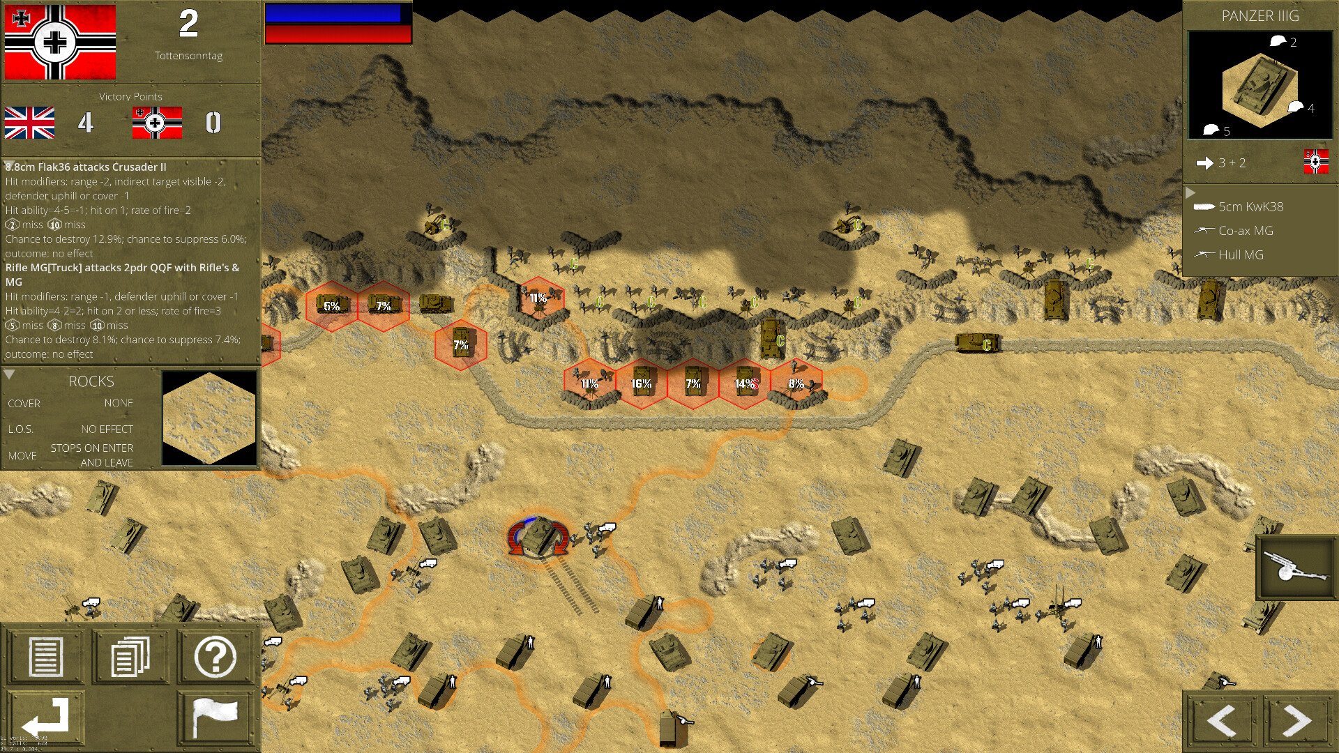 Desert War WWII screenshot 3