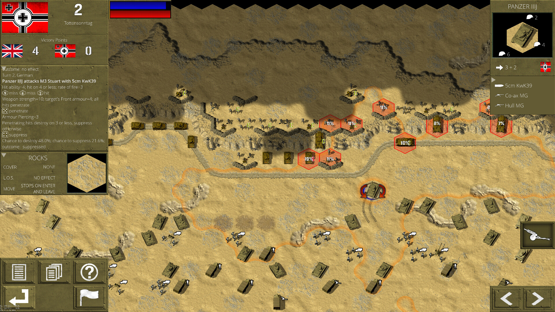 Desert War WWII screenshot 2