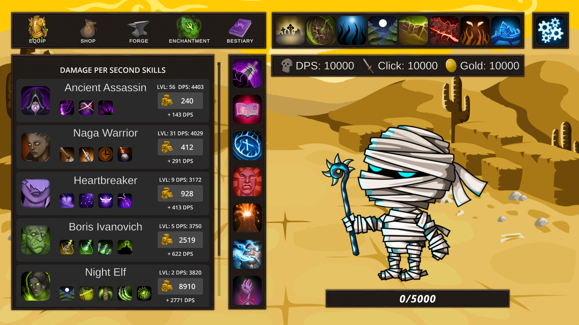 Spellario - Fantasy Clicker screenshot 7