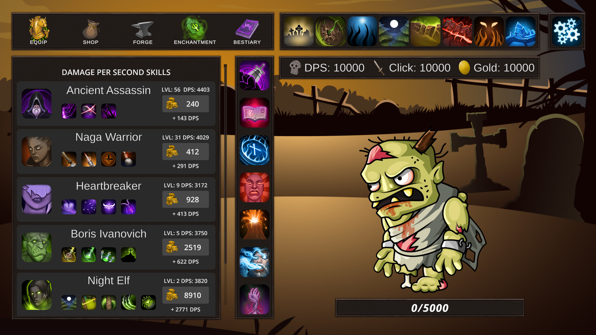 Spellario - Fantasy Clicker screenshot 8