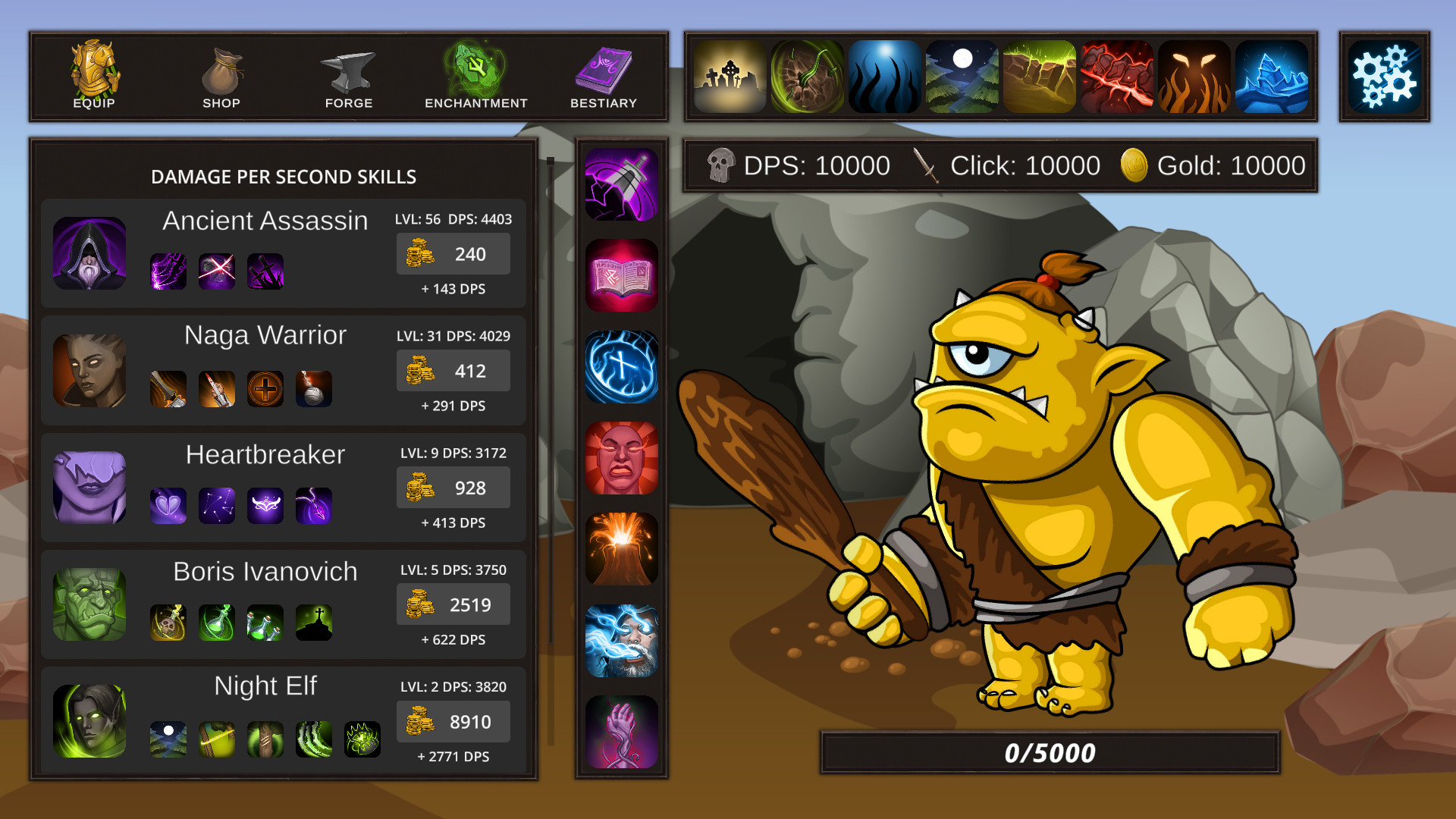 Spellario - Fantasy Clicker screenshot 5