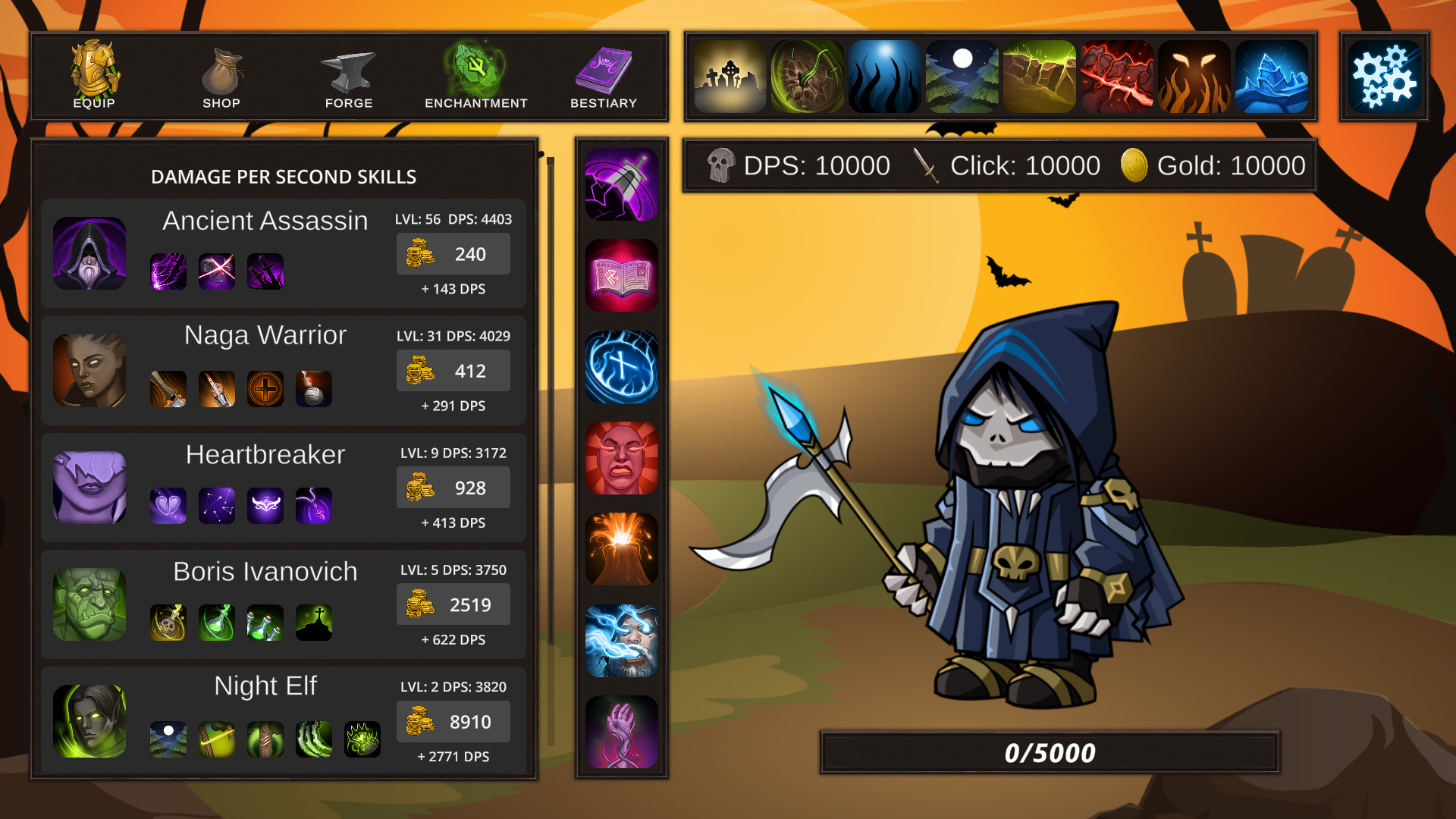 Spellario - Fantasy Clicker screenshot 4