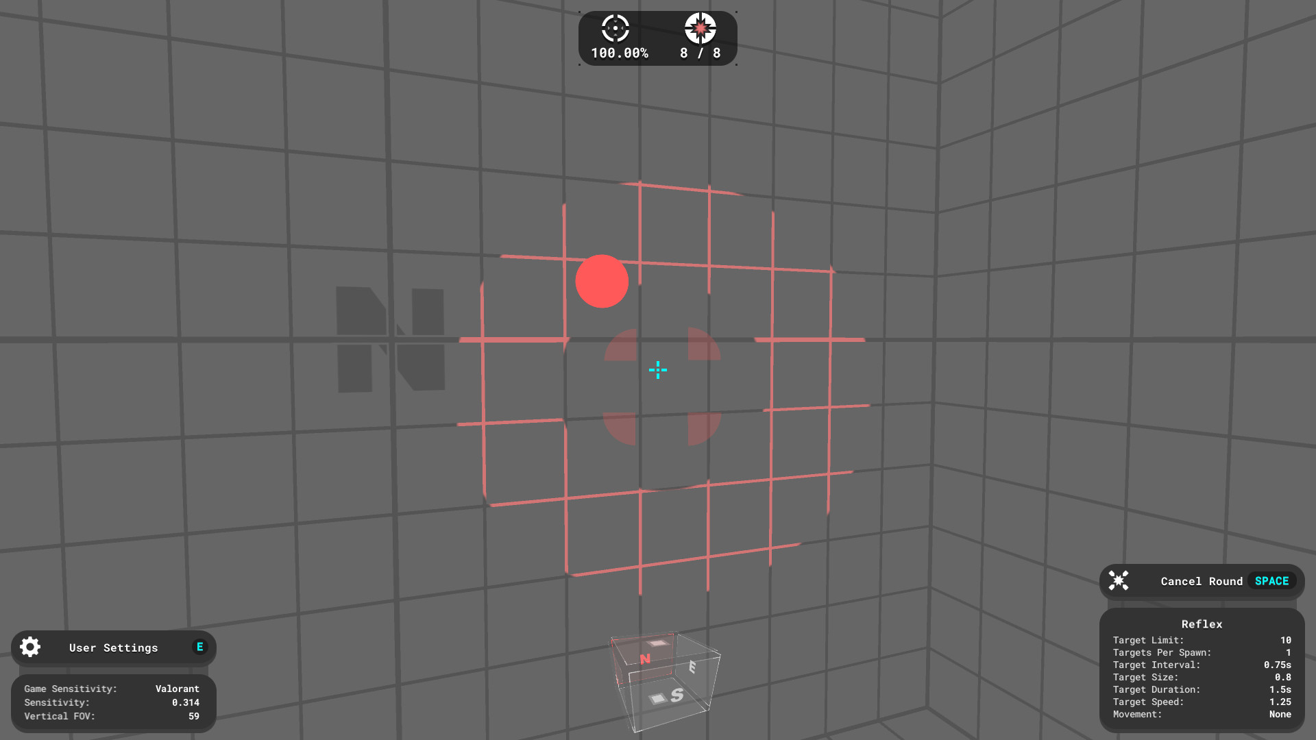 Simple FPS Aim Trainer screenshot 1