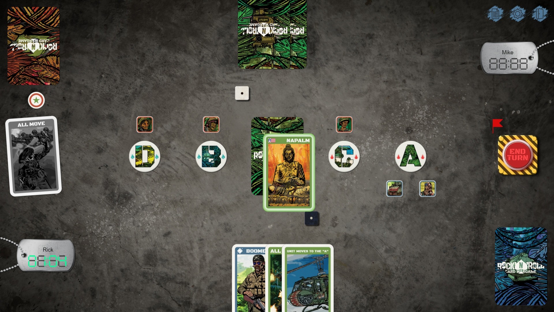 Rock'n'Roll: Card Wargame screenshot 1