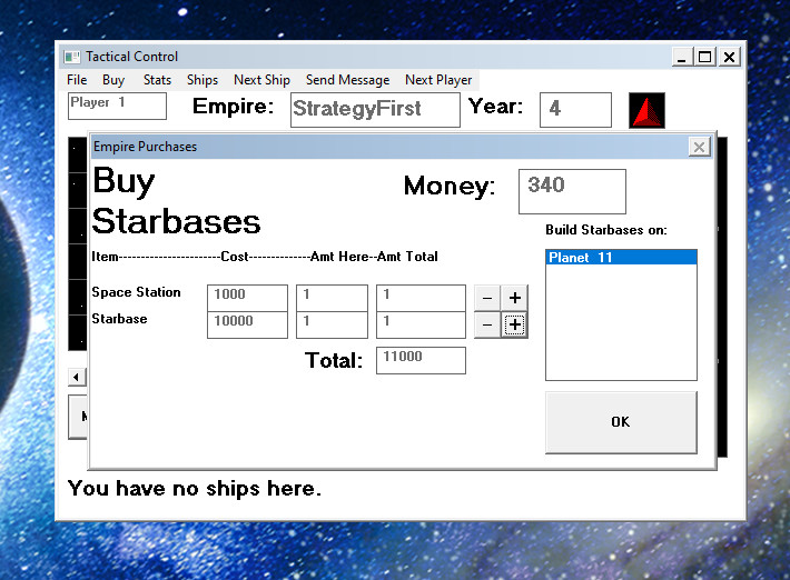 Space Empires I screenshot 1