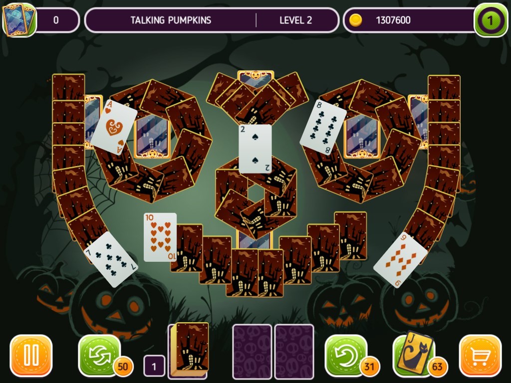 Solitaire Halloween Story screenshot 1