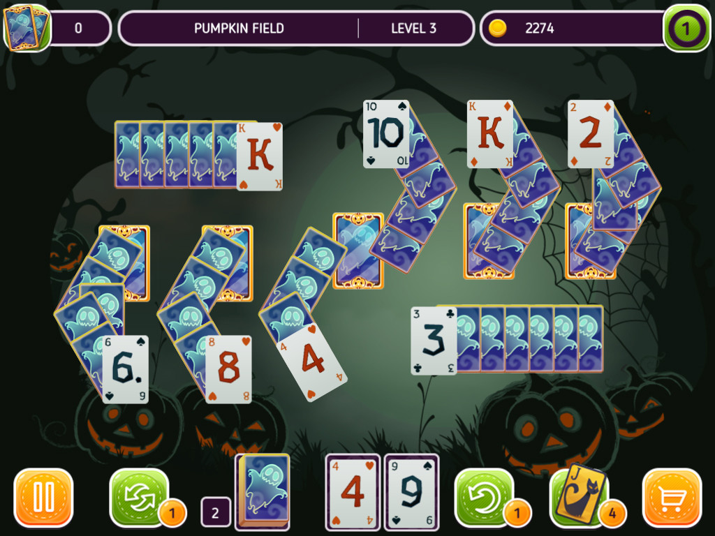 Solitaire Halloween Story screenshot 4