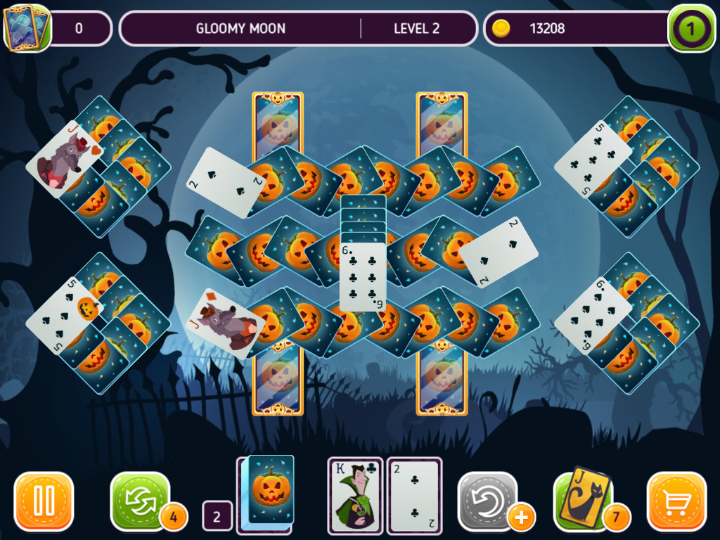 Solitaire Halloween Story screenshot 3