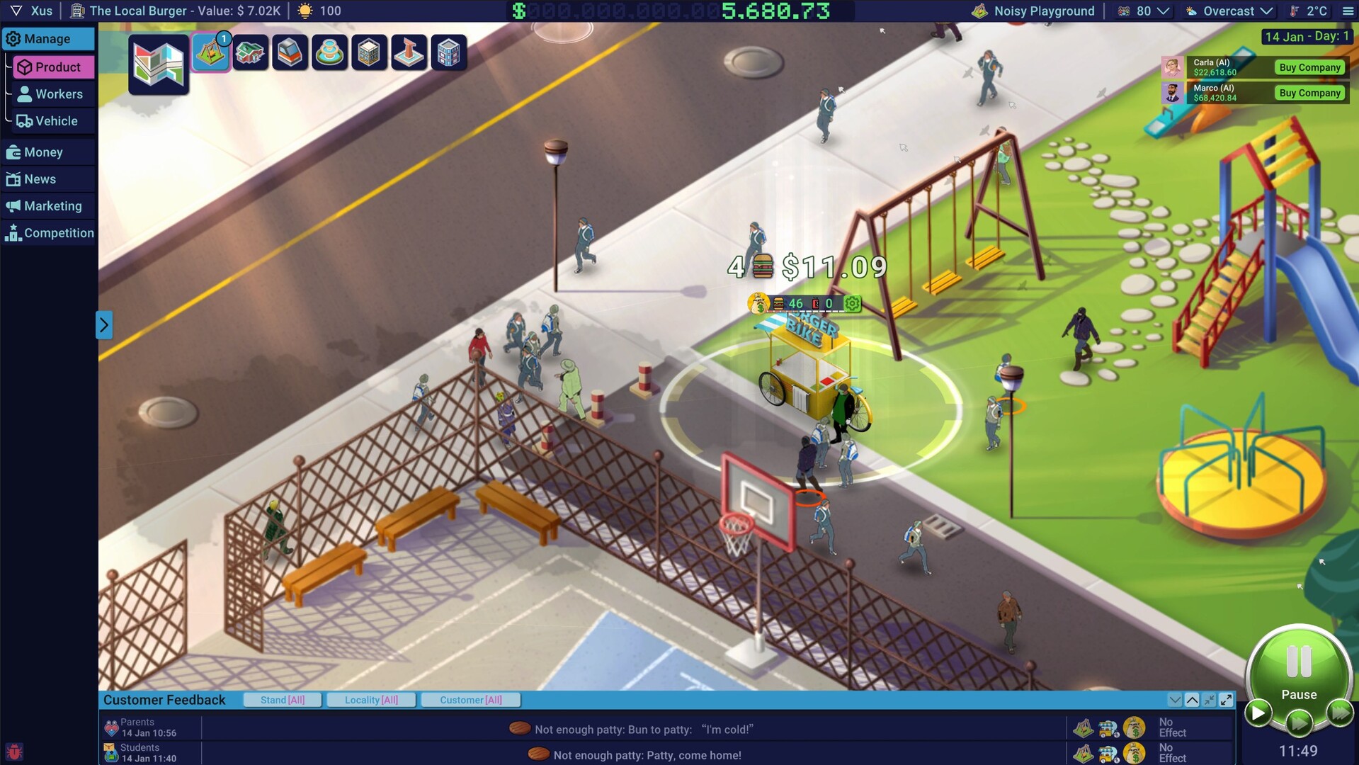 Business Heroes: Street Grub screenshot 1
