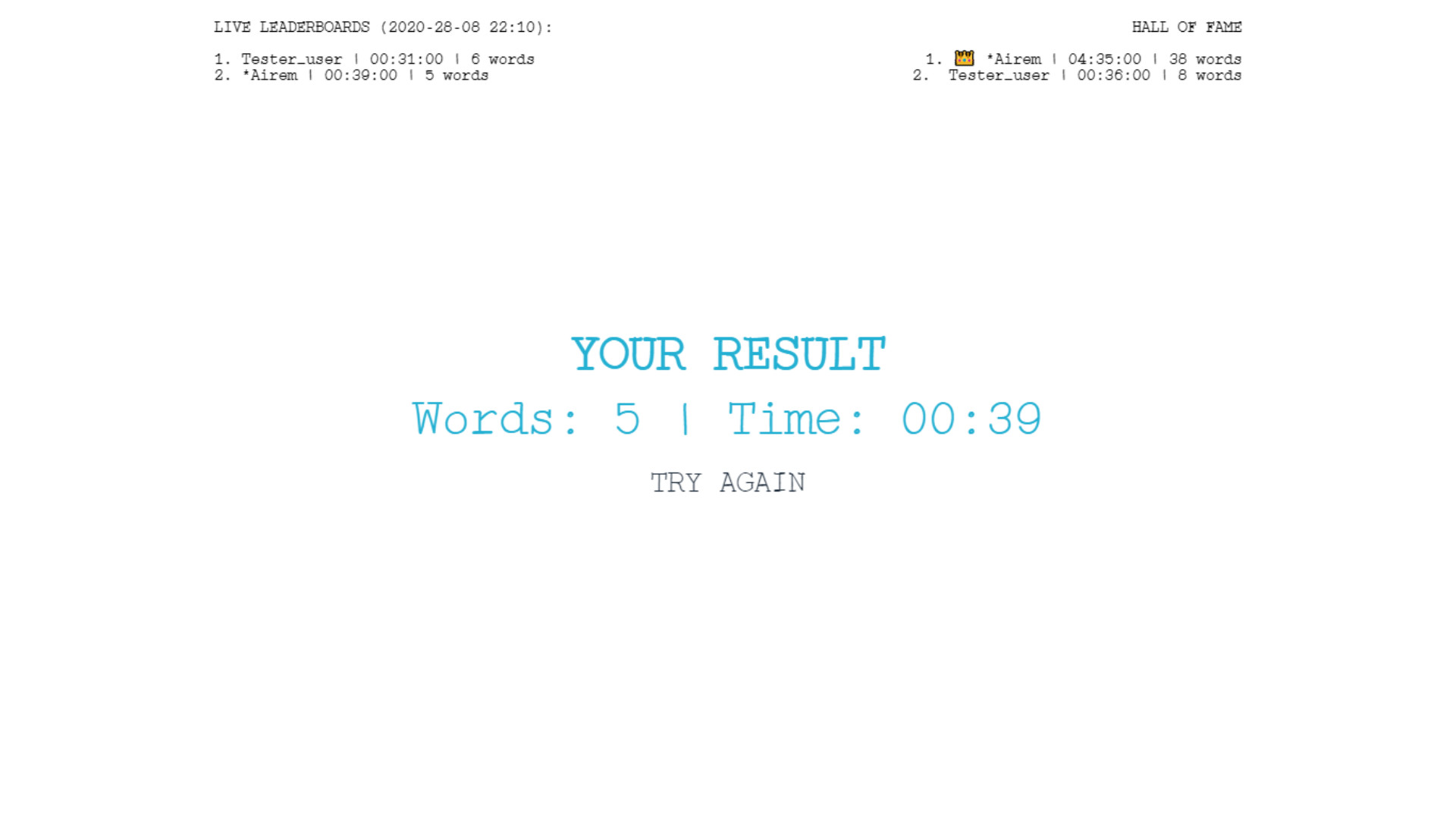 Moving Letters screenshot 3
