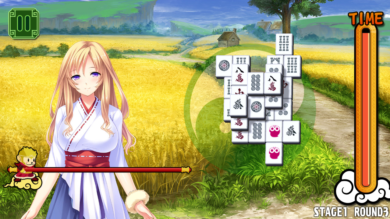 Pretty Girls Mahjong Solitaire [GREEN] screenshot 6