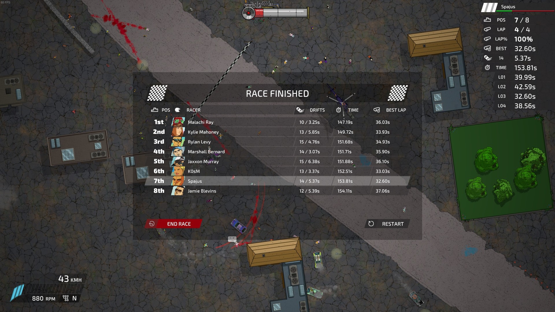 Bloody Rally Show: Prologue screenshot 24