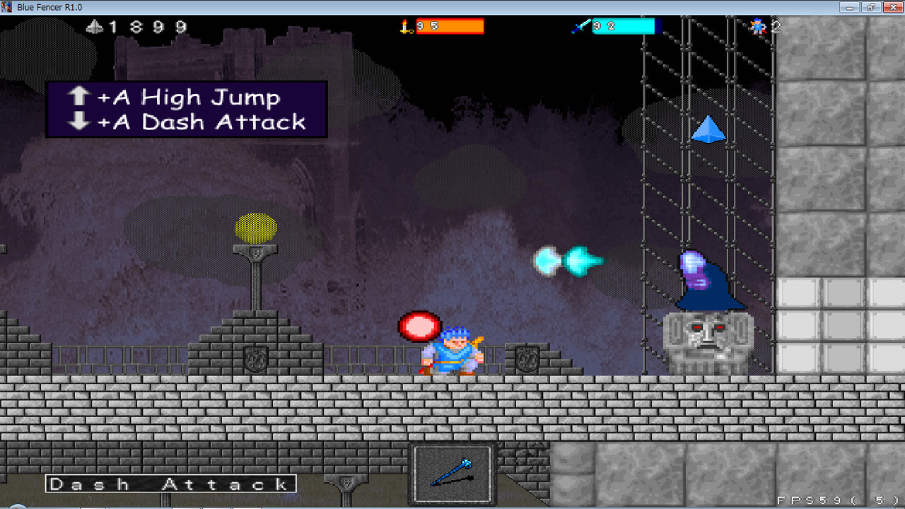 Blue fencer Resurrection screenshot 2