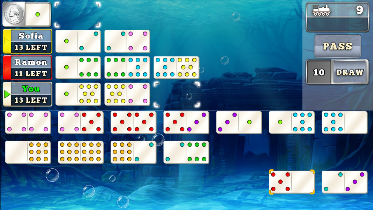 Mexican Train Dominoes Gold screenshot 2