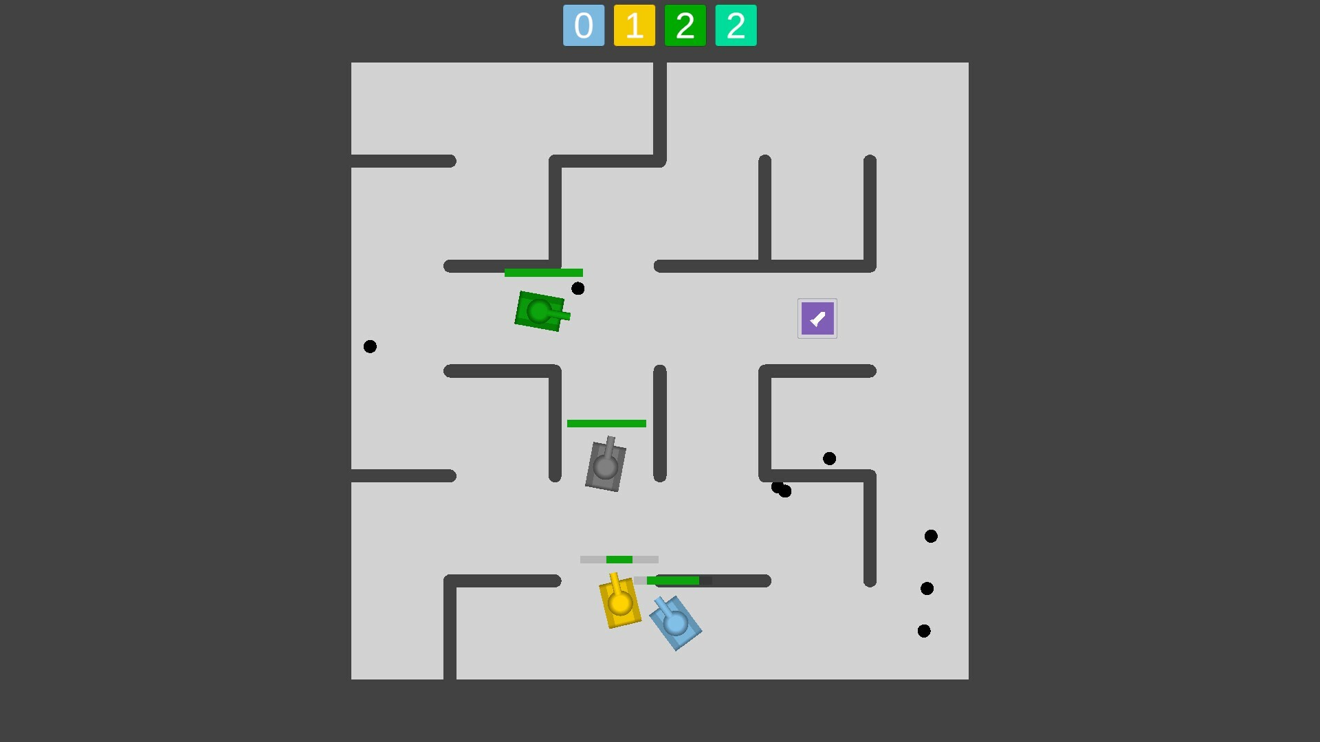 Tanks in Labyrinth screenshot 1