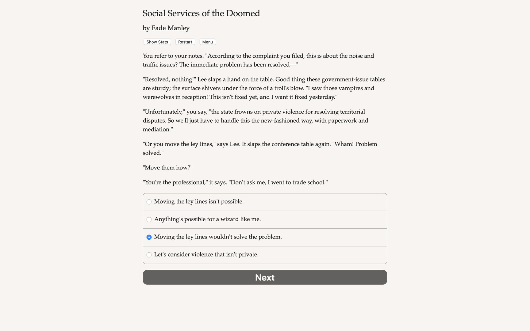Social Services of the Doomed screenshot 3
