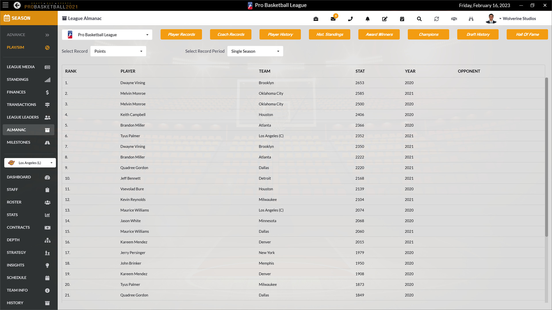Draft Day Sports: Pro Basketball 2021 screenshot 5