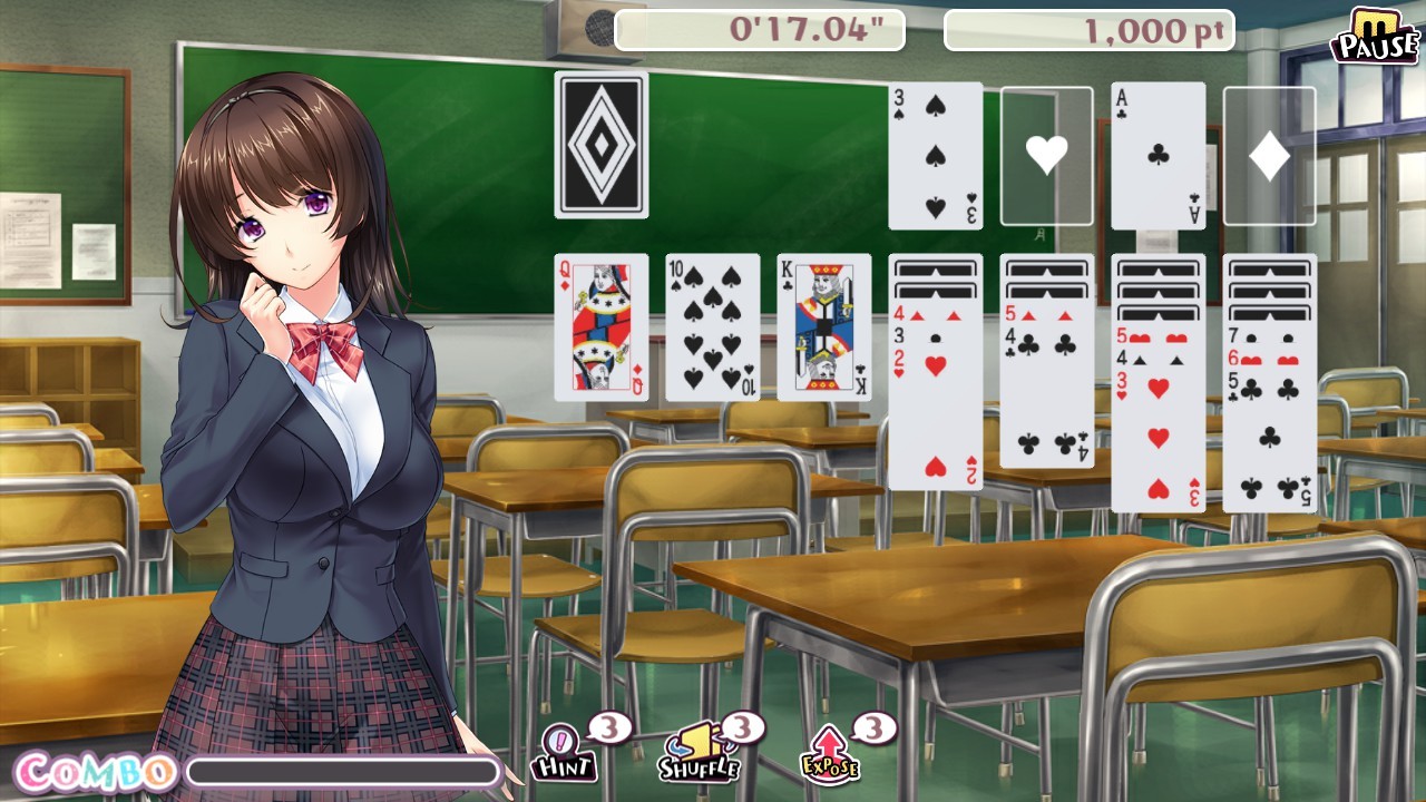 Pretty Girls Klondike Solitaire screenshot 1