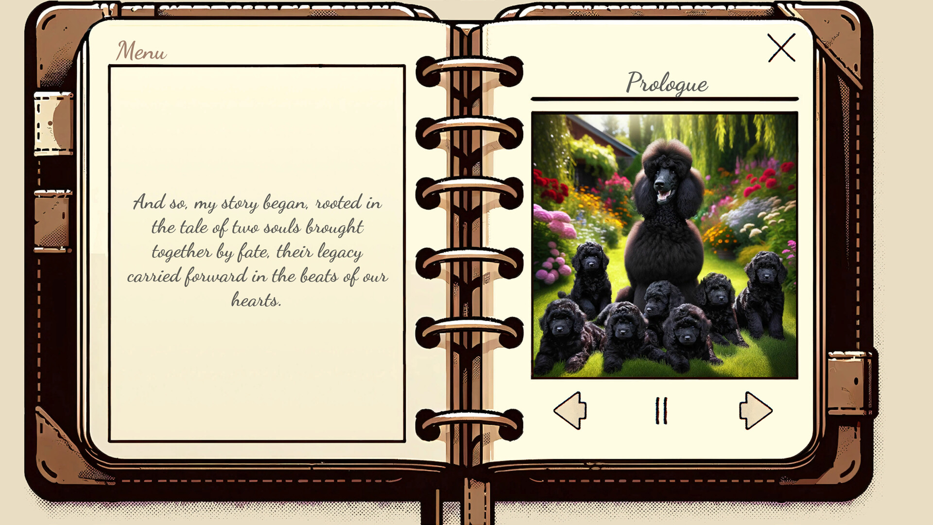 My Poodle's Diary - Visual Novel screenshot 2