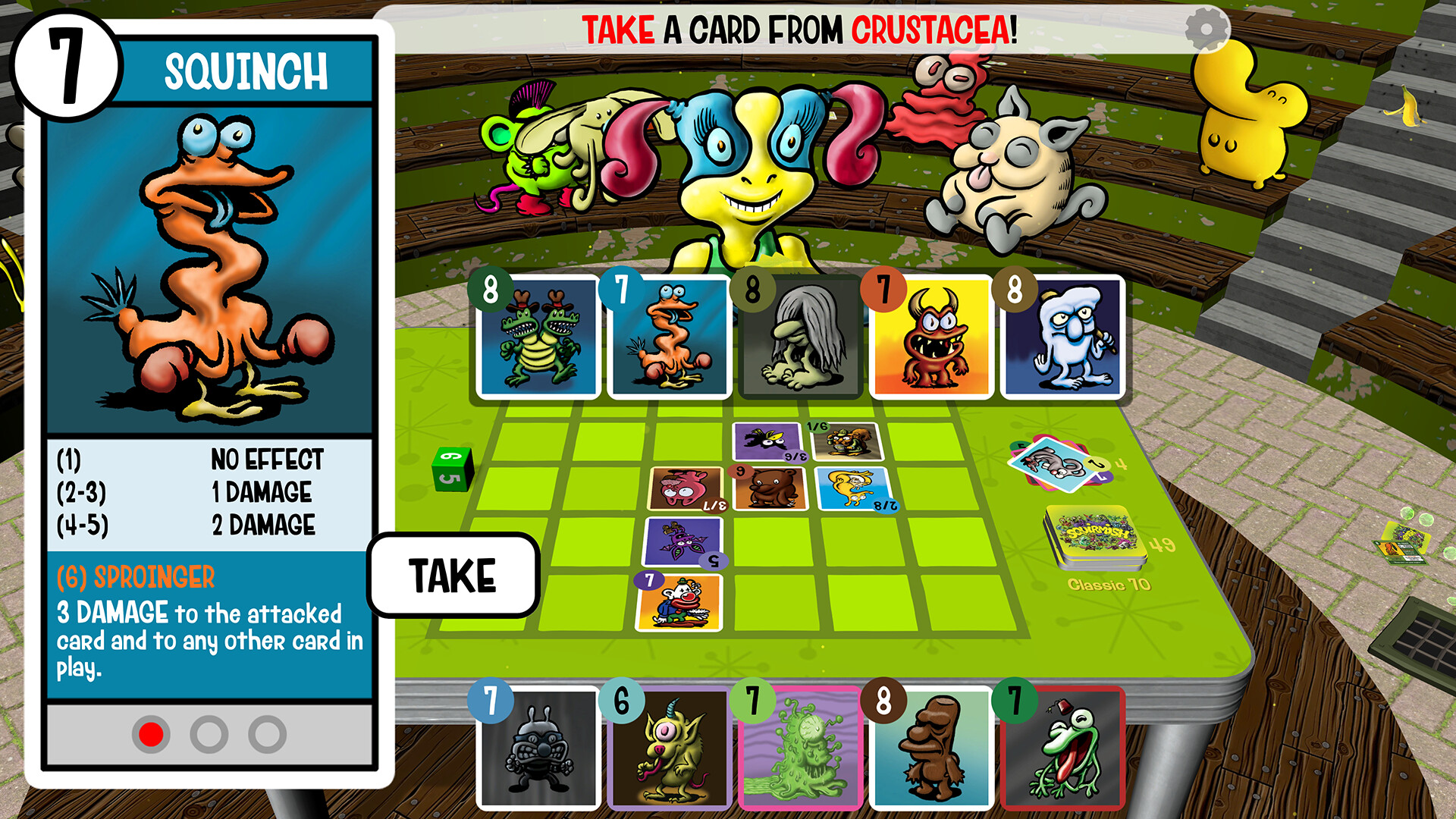 SQUIRMISH: The Videogame of Brawling Beasties screenshot 2