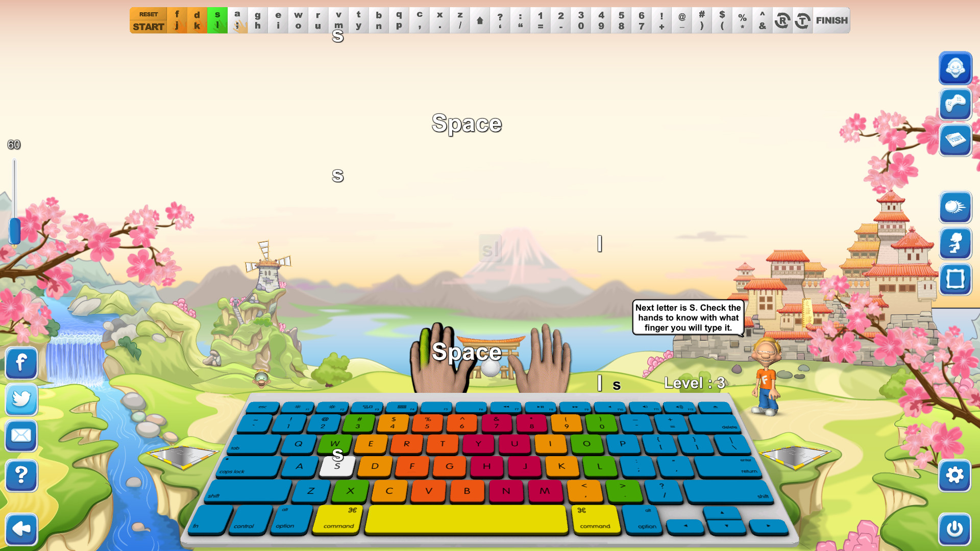 Typing Fingers screenshot 2