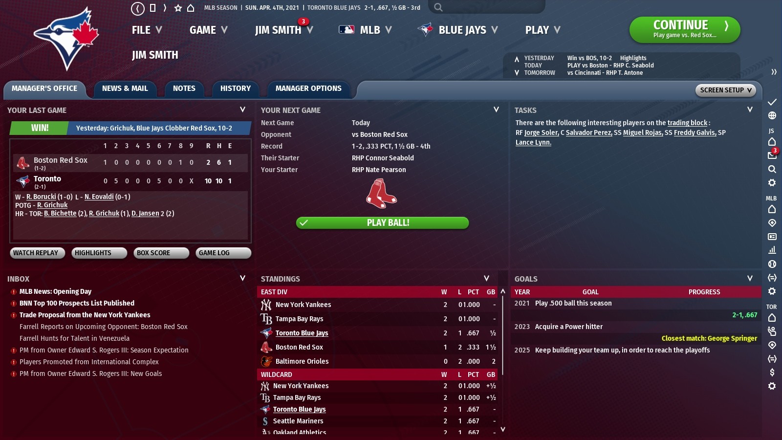 Out of the Park Baseball 22 screenshot 3