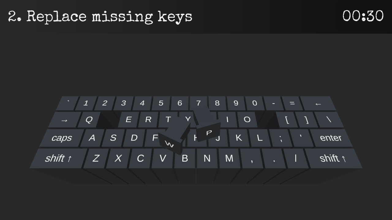 On Key Up: A Game for Keyboards screenshot 5