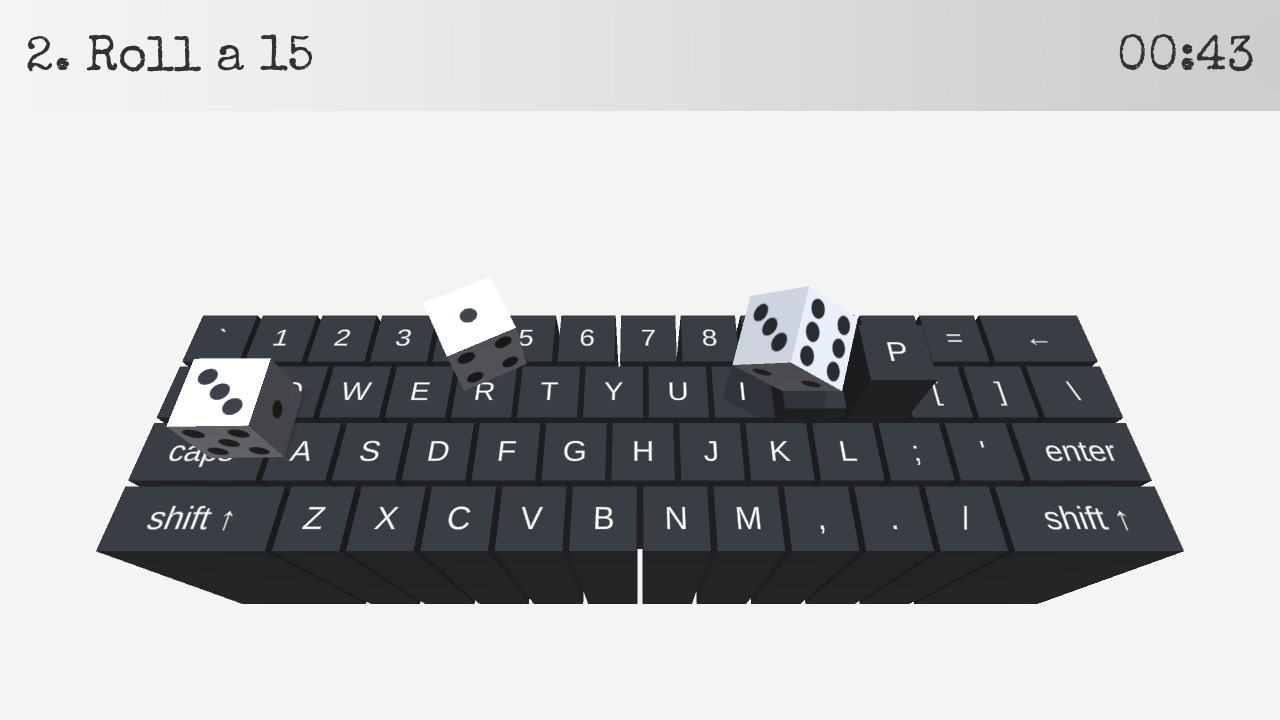 On Key Up: A Game for Keyboards screenshot 3