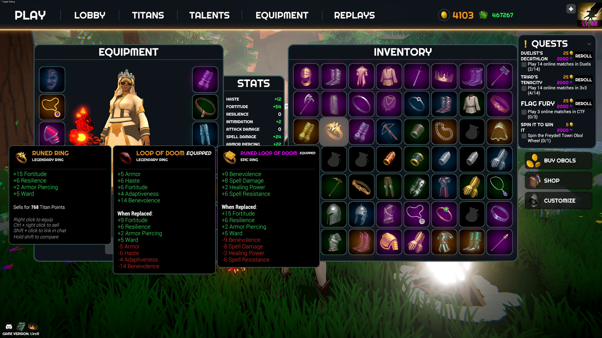 Ring of Titans screenshot 5