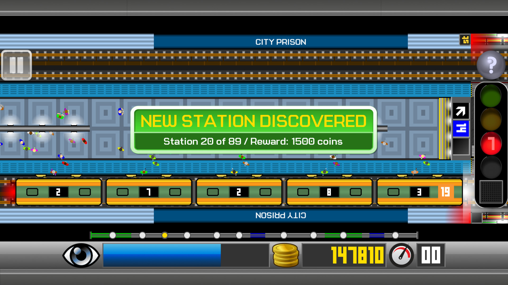 Subway Train Simulator 2D screenshot 6