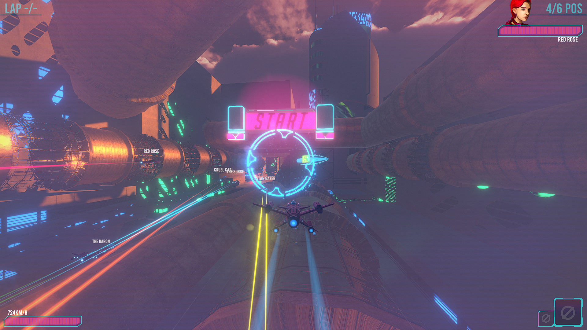 Neon Wings: Air Race screenshot 5