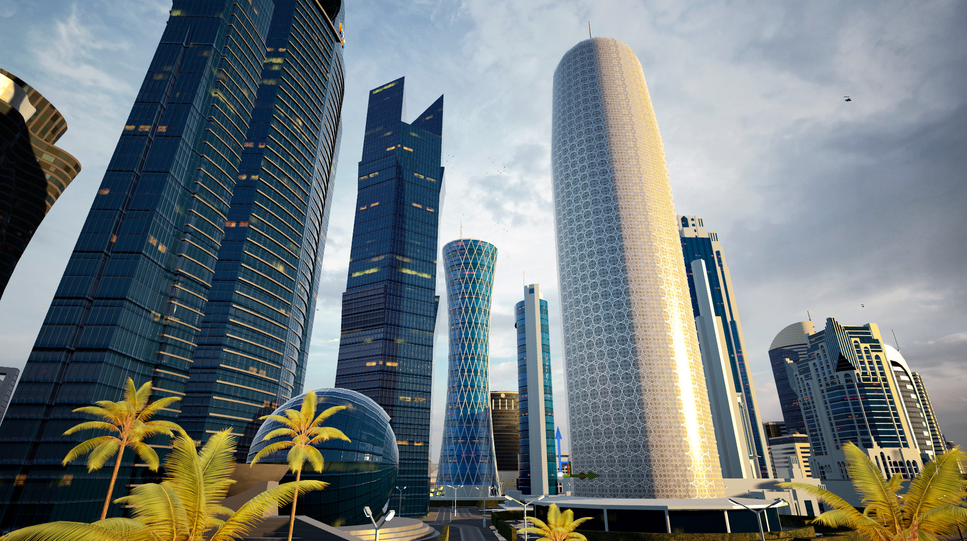 Jetpack City Action VR screenshot 1