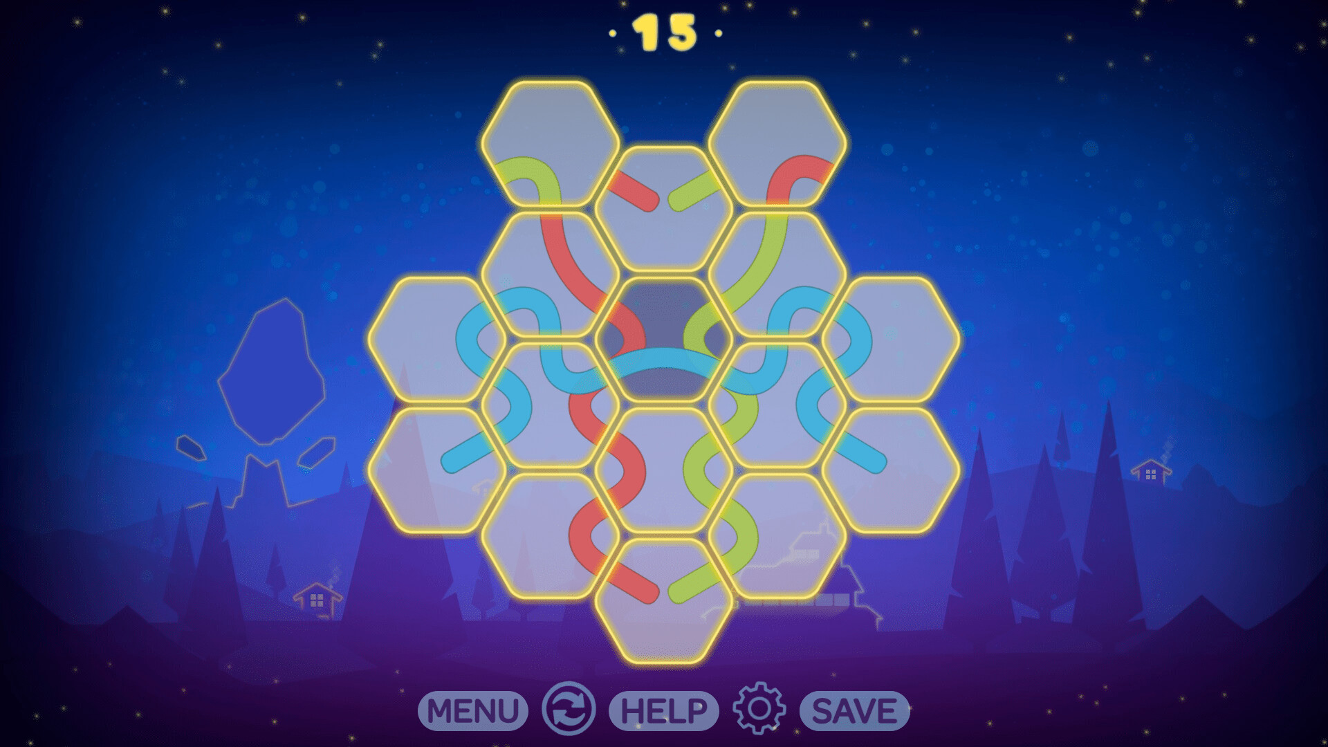Puzzle - LINES AND KNOTS 2 screenshot 4