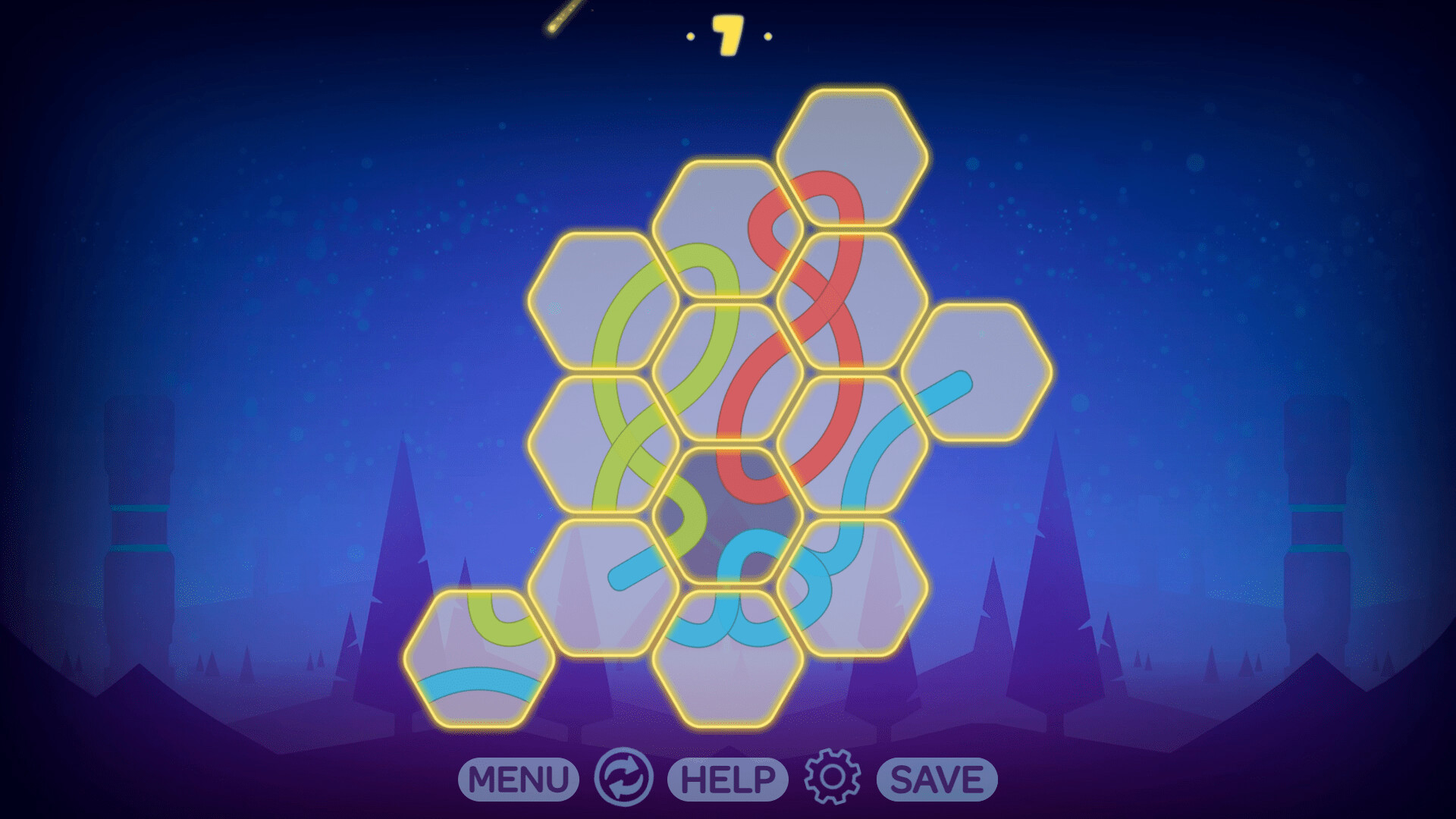 Puzzle - LINES AND KNOTS 2 screenshot 1