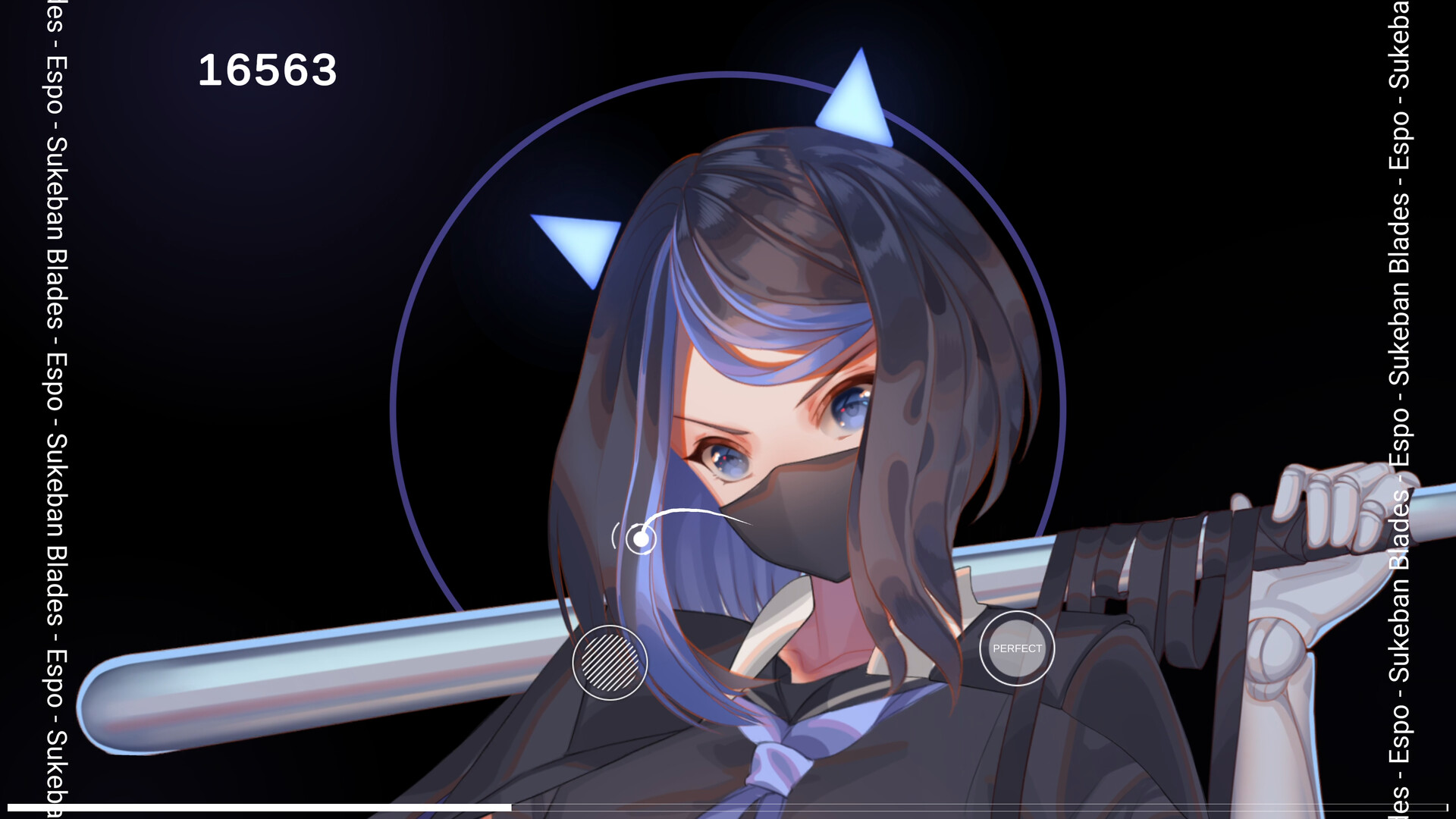 AKUMA: Cyberpunk Rhythm Action screenshot 2