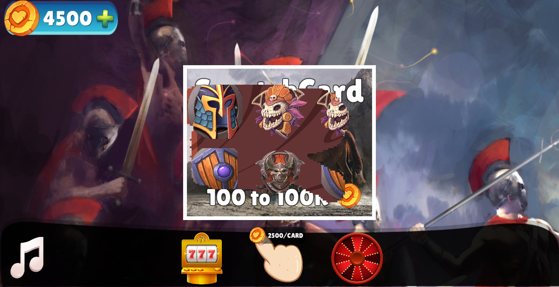 Ancient Warriors Casino Jackpot screenshot 1