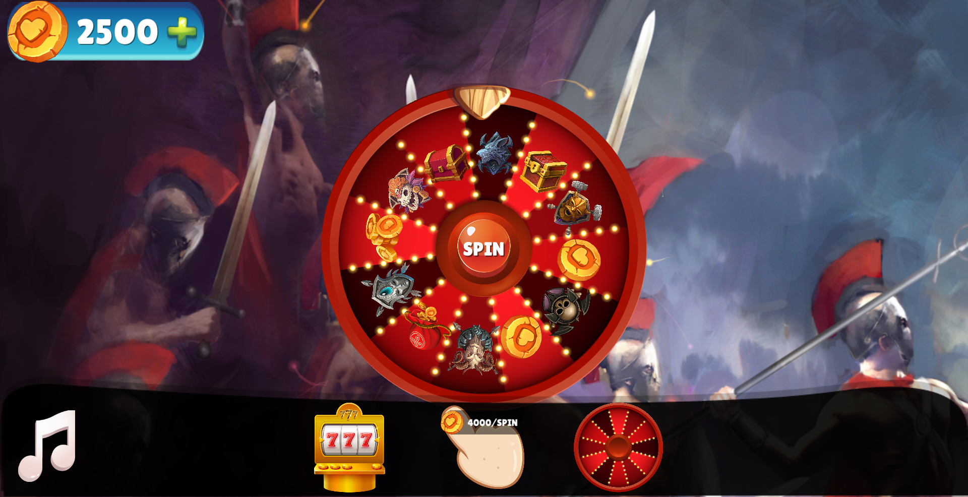 Ancient Warriors Casino Jackpot screenshot 3