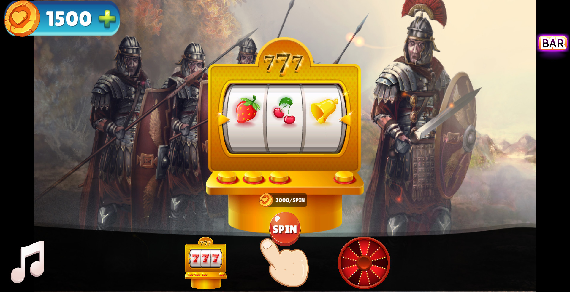 Ancient Warriors Casino Jackpot screenshot 4
